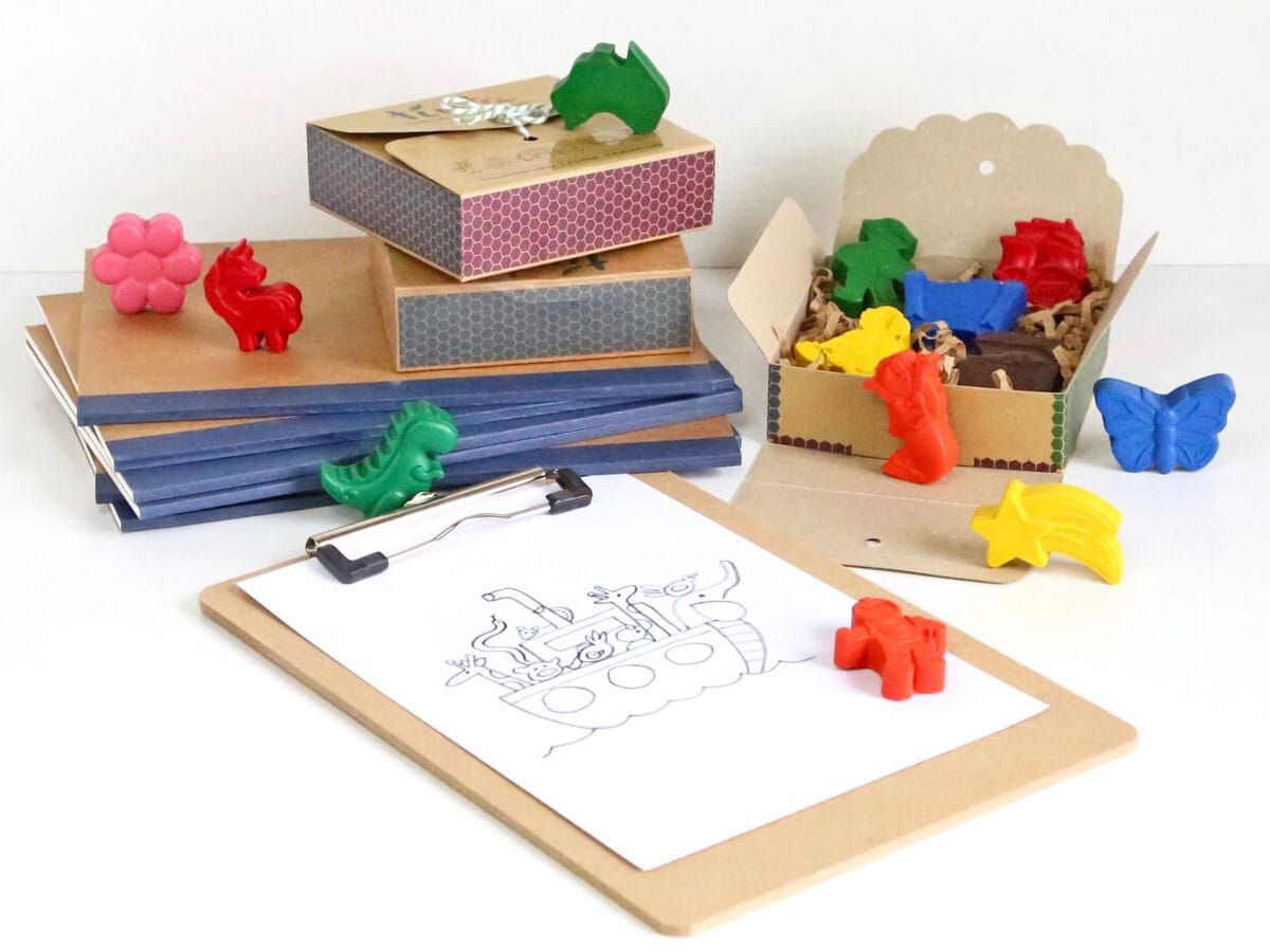 Tinta's amazing range of child safe crayons