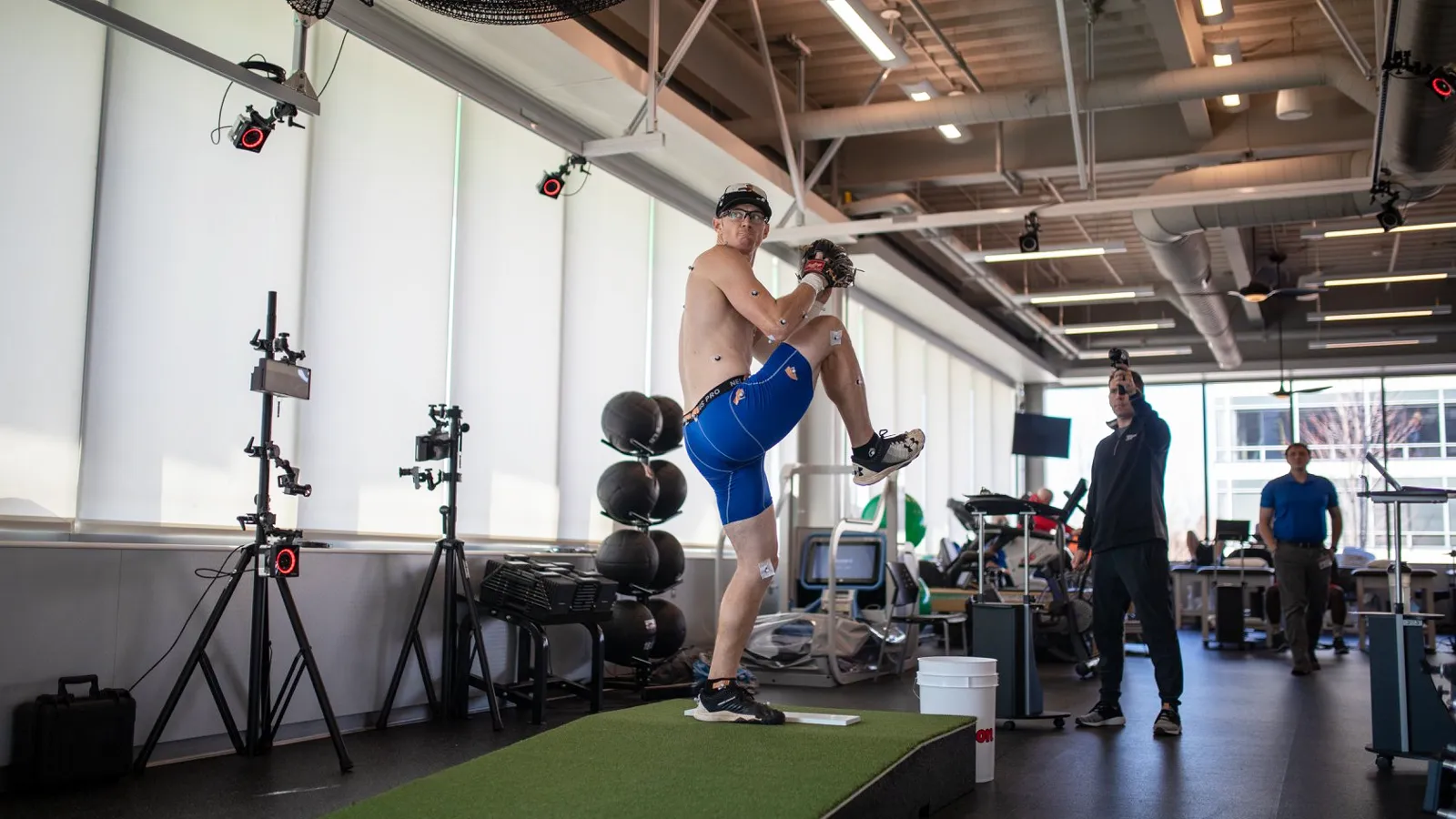 Motion capture sports using OptiTrack PrimeX 22