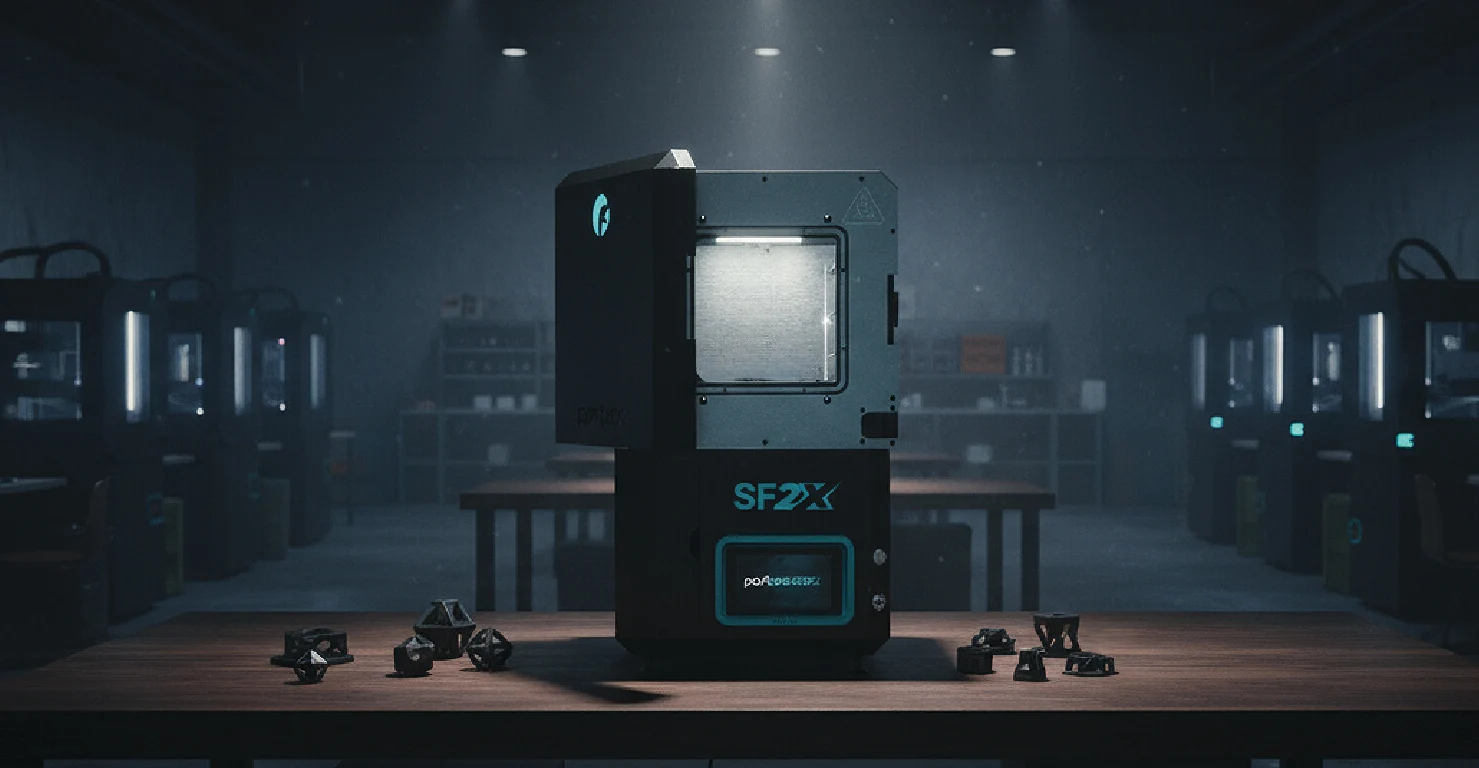 sf2x on a bench in a large workshop